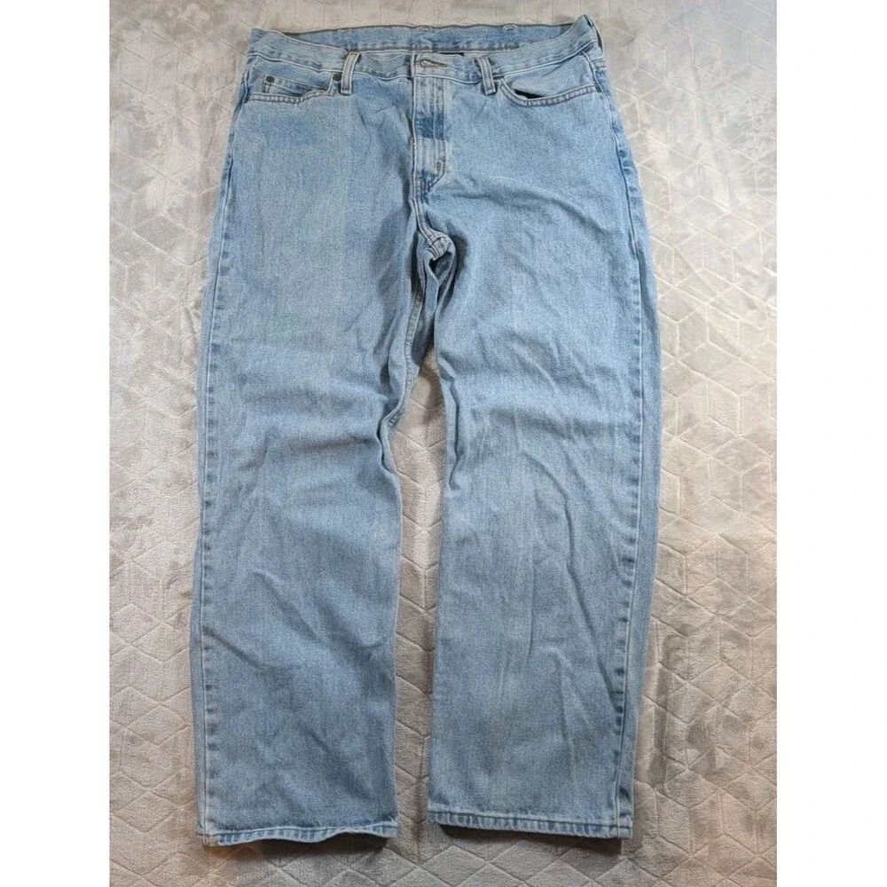 Faded Glory Men’s Size 36/29 Straight Leg Blue Denim Jeans 100% Cotton